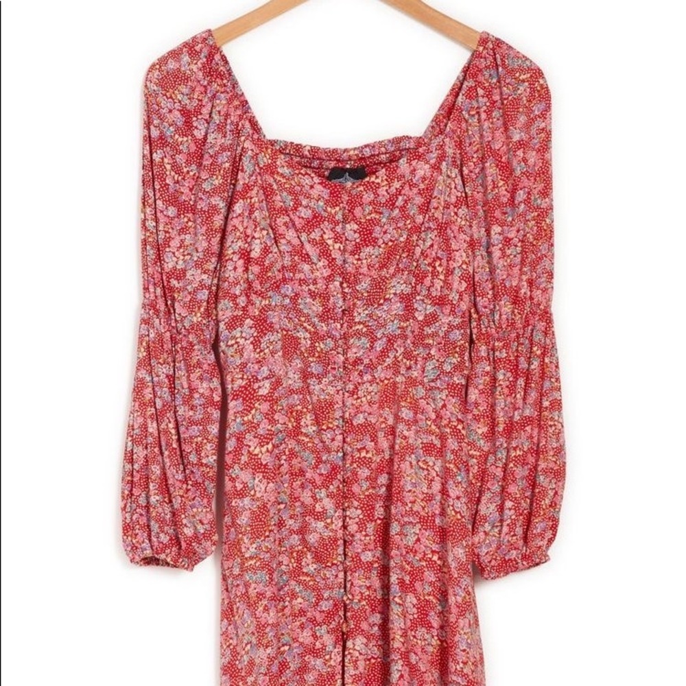 Angie floral dress